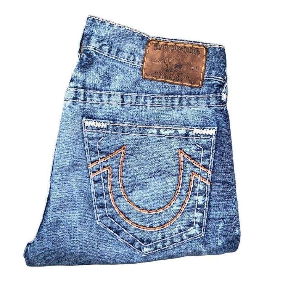 VINTAGE true religion jeans size 32 GENO SUPER T blue